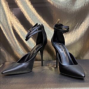 Jessica Simpson Elegant Black Stiletto Heels